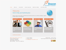 Tablet Screenshot of beacon-consultancy.com